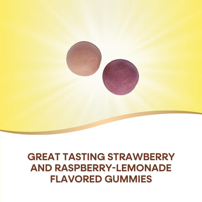 Nature’s Way Alive! Chewable Calcium Gummies with Vitamin D3, Daily Supplement Supports Healthy Bones and Teeth, and Muscle Function*, Strawberry and Raspberry - PrimeBioHealth - canada supplements