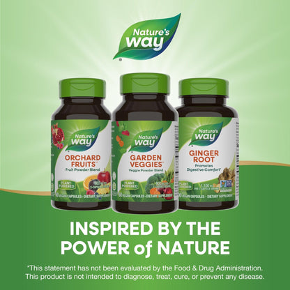Nature’s Way Garden Veggies, Vegetable Supplement Capsules, Plant-Powered Powder Blend Made with 12 Different Vegetables, Green Superfood Veggie Blend - PrimeBioHealth - canada supplements