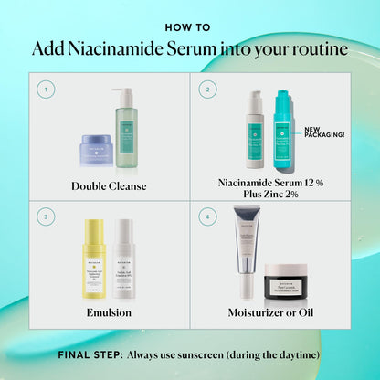 Naturium Niacinamide Face Serum 12% Plus Zinc 2%, Anti-Aging, Pore Minimizer & Dark Spot Corrector - PrimeBioHealth - canada supplements