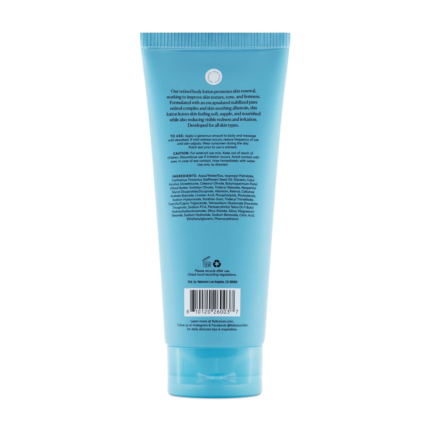 Naturium Skin-Renewing Retinol Body Lotion, Advanced Firming Anti-Aging Skin Care, with Encapsulated Retinol & Shea Butter, 8 oz - PrimeBioHealth - canada supplements