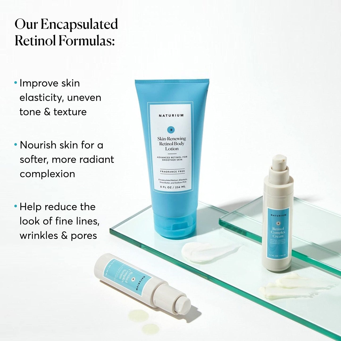 Naturium Skin-Renewing Retinol Body Lotion, Advanced Firming Anti-Aging Skin Care, with Encapsulated Retinol & Shea Butter, 8 oz - PrimeBioHealth - canada supplements