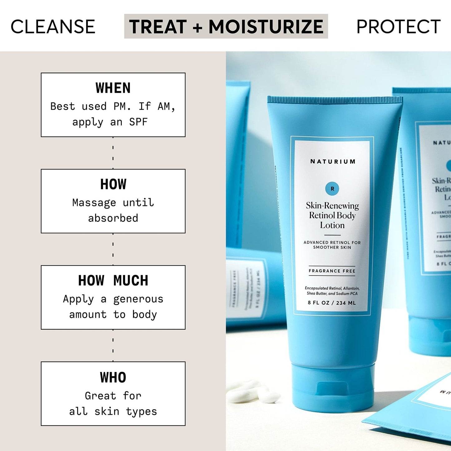 Naturium Skin-Renewing Retinol Body Lotion, Advanced Firming Anti-Aging Skin Care, with Encapsulated Retinol & Shea Butter, 8 oz - PrimeBioHealth - canada supplements