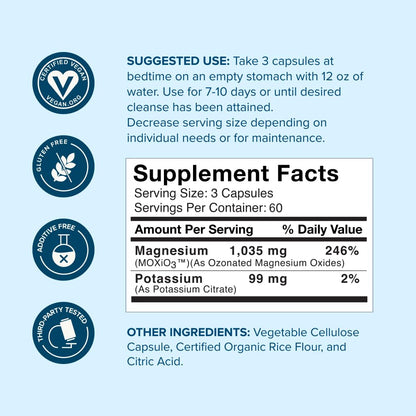nbpure MagO7 - Natural Colon Cleanse & Detox - Occasional Constipation Relief, Stool Softener, & Bloating Support for Men & Women - PrimeBioHealth - canada supplements