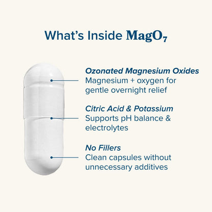 nbpure MagO7 - Natural Colon Cleanse & Detox - Occasional Constipation Relief, Stool Softener, & Bloating Support for Men & Women - PrimeBioHealth - canada supplements