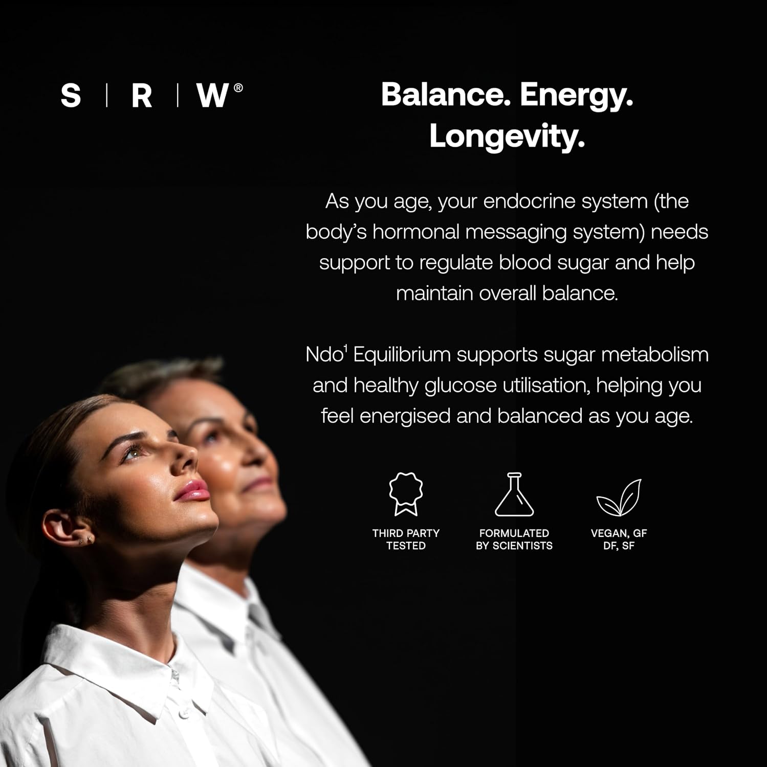 Ndo¹ Equilibrium | Blood Sugar Support Supplement | Glucose Metabolism, Hormone Balance & Healthy Aging | Breaks Down Carbohydrates Effectively | 60 Vege Capsules - PrimeBioHealth - canada supplements