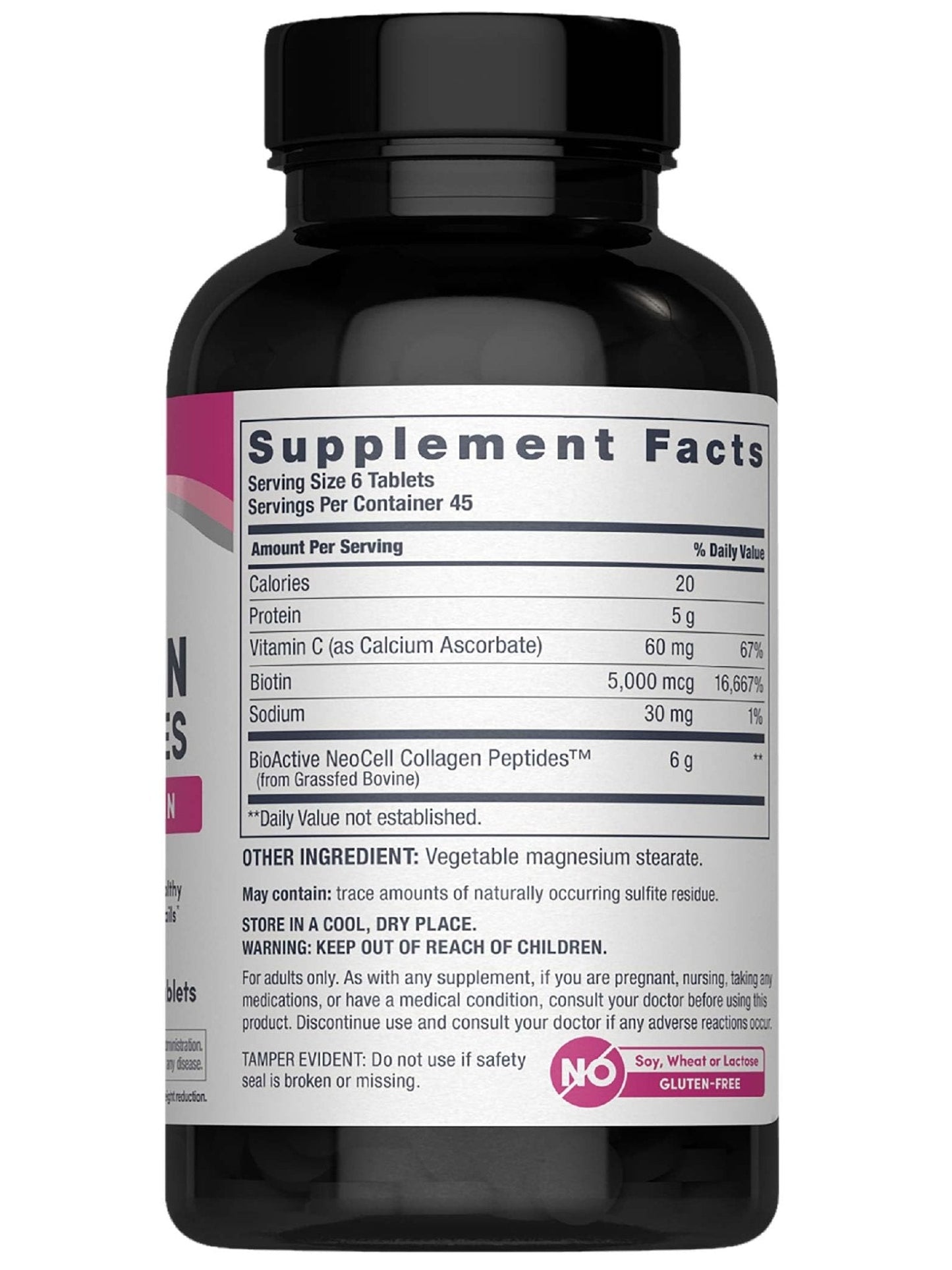 NeoCell Collagen Peptides Pills | 270 Caplets | with Vitamin C and Biotin | Grass Fed Bovine | Hair, Skin, & Nails | for Women and Men - PrimeBioHealth - canada supplements