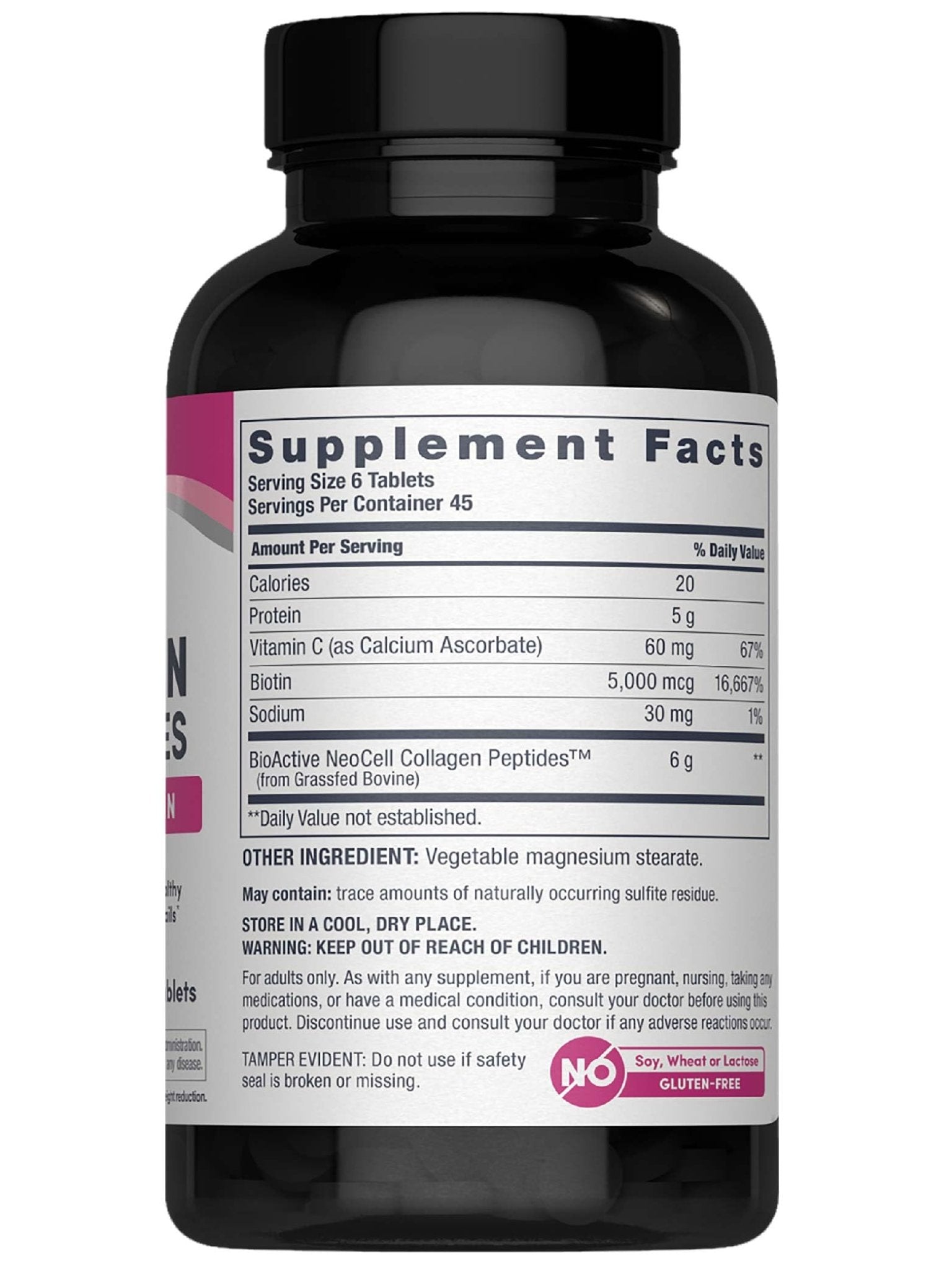 NeoCell Collagen Peptides Pills | 270 Caplets | with Vitamin C and Biotin | Grass Fed Bovine | Hair, Skin, & Nails | for Women and Men - PrimeBioHealth - canada supplements