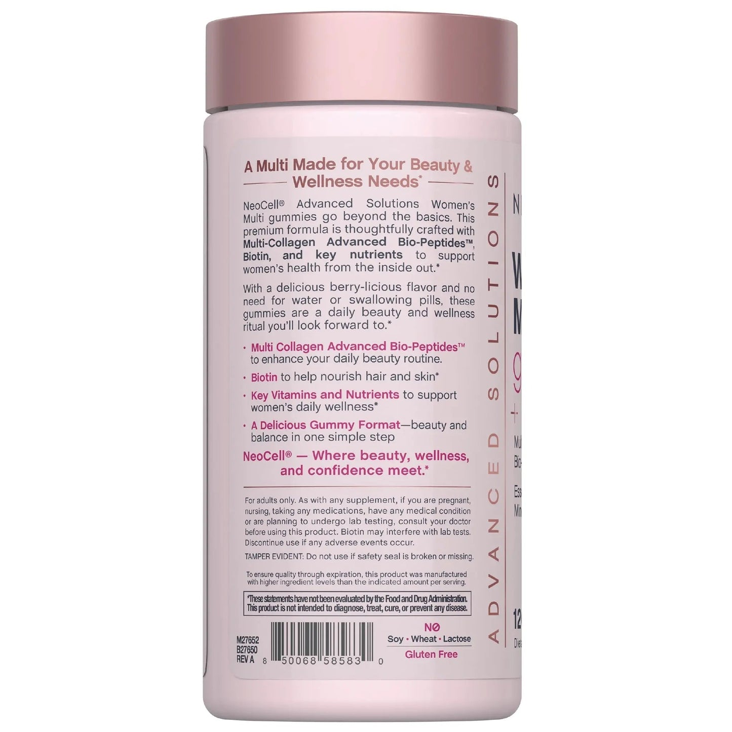 NeoCell Women's Multi Gummy with Collagen | 120 Gummies | Essential Vitamins & Minerals | Berry Flavor Supplement - PrimeBioHealth - canada supplements