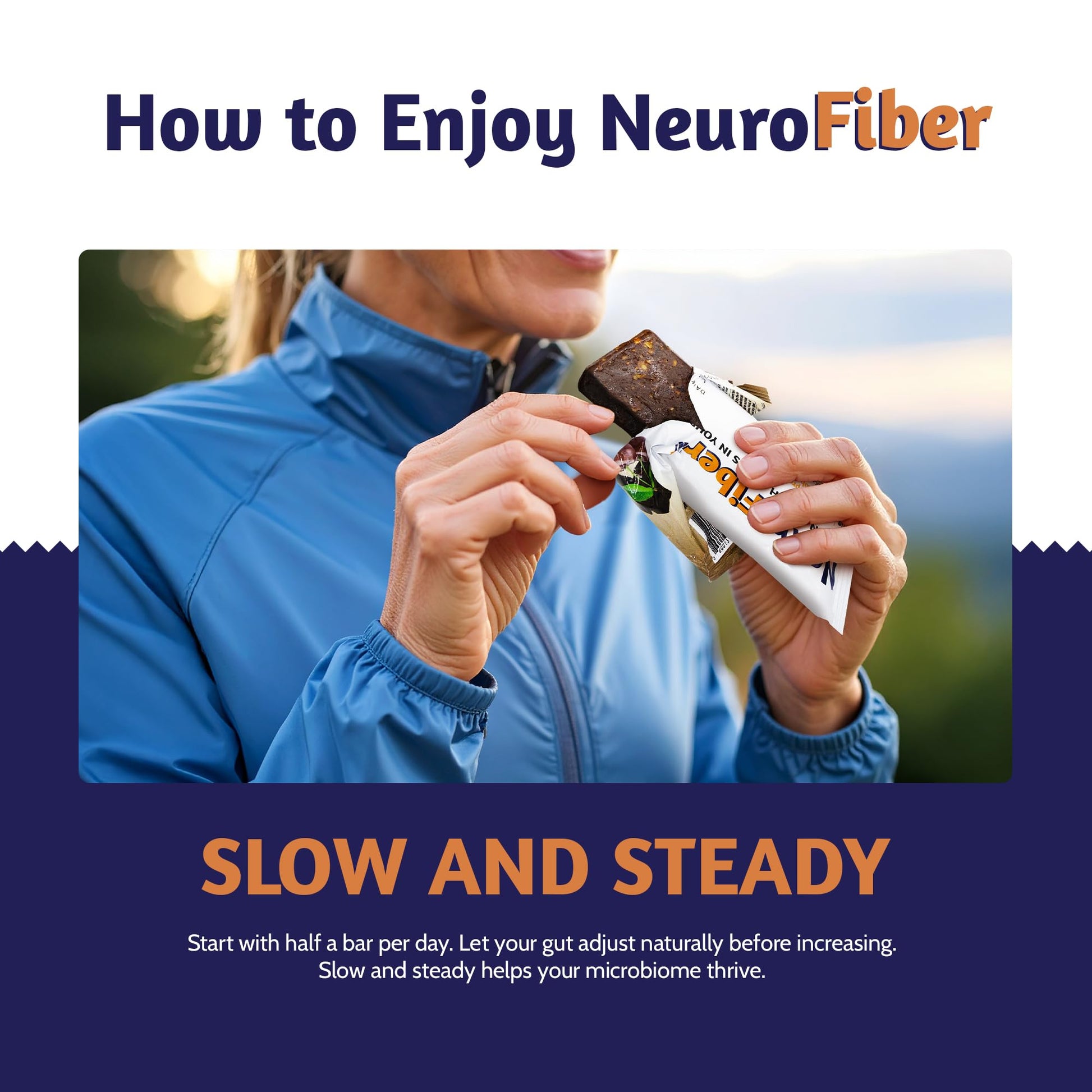 NeuroFiber Prebiotic High Fiber Bars – Gut Health, Bowel Regularity & Brain Function Support – Plant-Based, Gluten Free, Vega - PrimeBioHealth - canada supplements