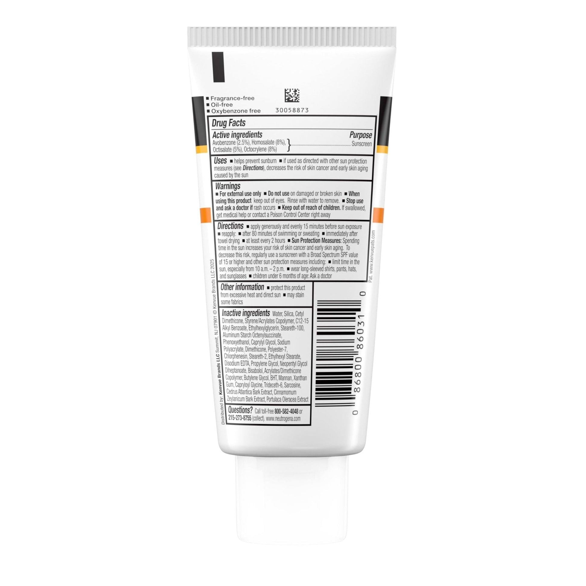 Neutrogena Clear Face Sunscreen for Acne-Prone Skin SPF 30, Broad Spectrum Facial Sunscreen Lotion, Lightweight, Non Comedogenic, Oil-, Fragrance- & Oxybenzone - PrimeBioHealth - canada supplements