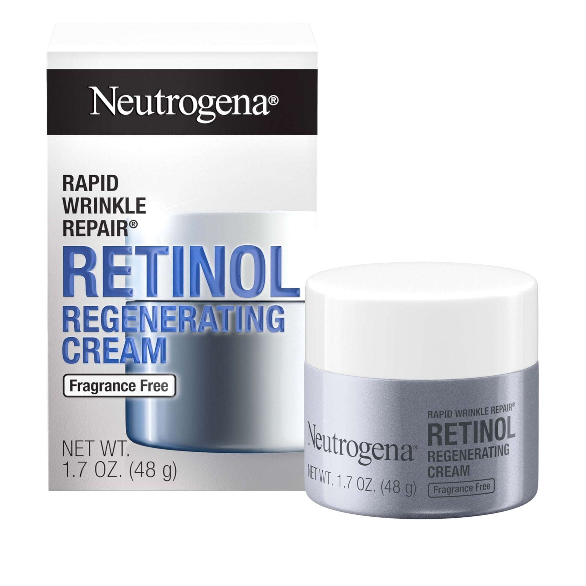 Neutrogena Rapid Wrinkle Repair, Retinol Face Moisturizer, Daily Anti-Aging Neck & Face Cream with Hyaluronic Acid, Retinol Cream - PrimeBioHealth - canada supplements