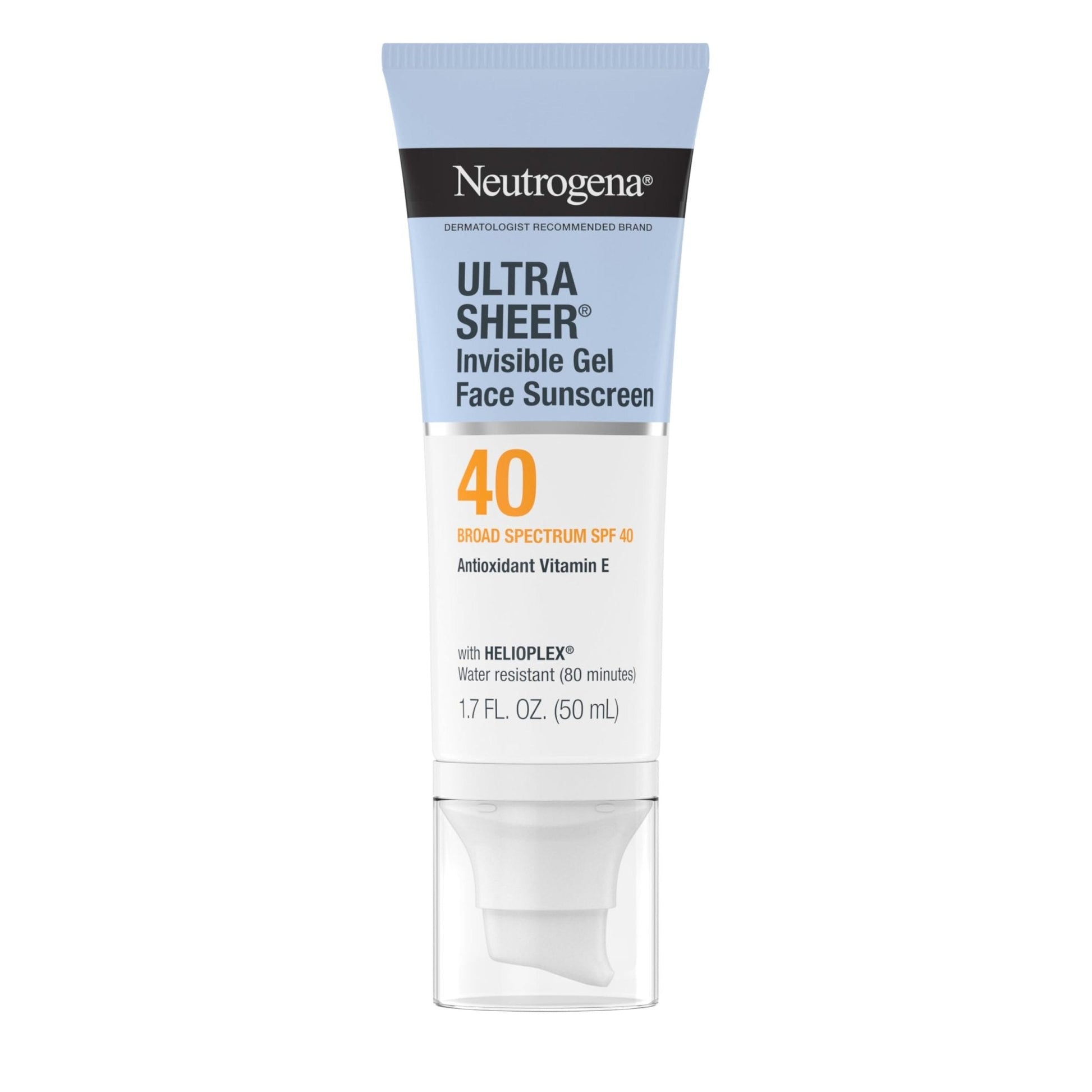 Neutrogena Ultra Sheer Invisible Gel Face Sunscreen SPF 40, Facial Sunscreen & Moisturizer - PrimeBioHealth - canada supplements