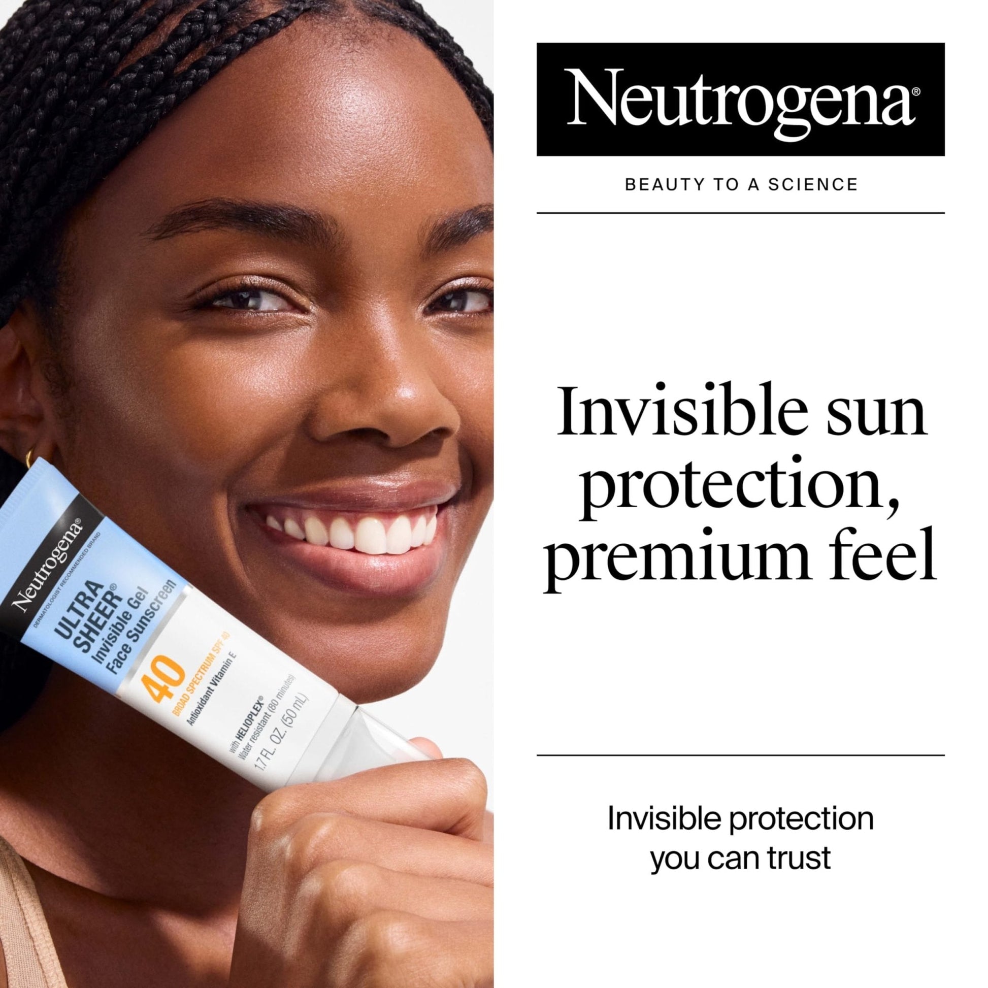 Neutrogena Ultra Sheer Invisible Gel Face Sunscreen SPF 40, Facial Sunscreen & Moisturizer - PrimeBioHealth - canada supplements