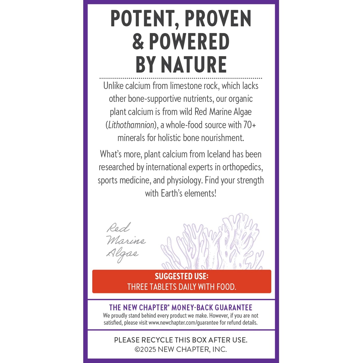 New Chapter Calcium Supplement - Bone Strength Plant-Based USDA Organic Calcium with Magnesium, Vitamin D3+K2, for Bone Health & Joint Mobility, Heart Support - PrimeBioHealth - canada supplements