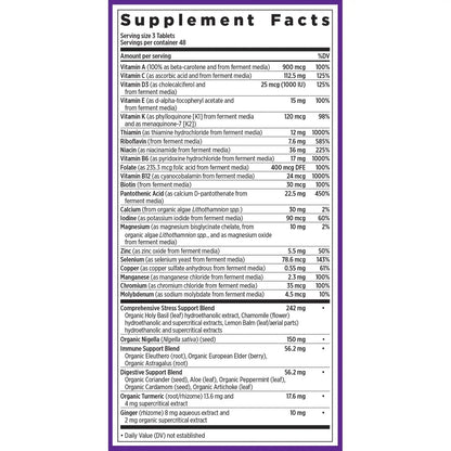 New Chapter Perfect Calm - Daily Multivitamin for Stress & Mood Support with B Vitamins + Holy Basil + Lemon Balm - PrimeBioHealth - canada supplements
