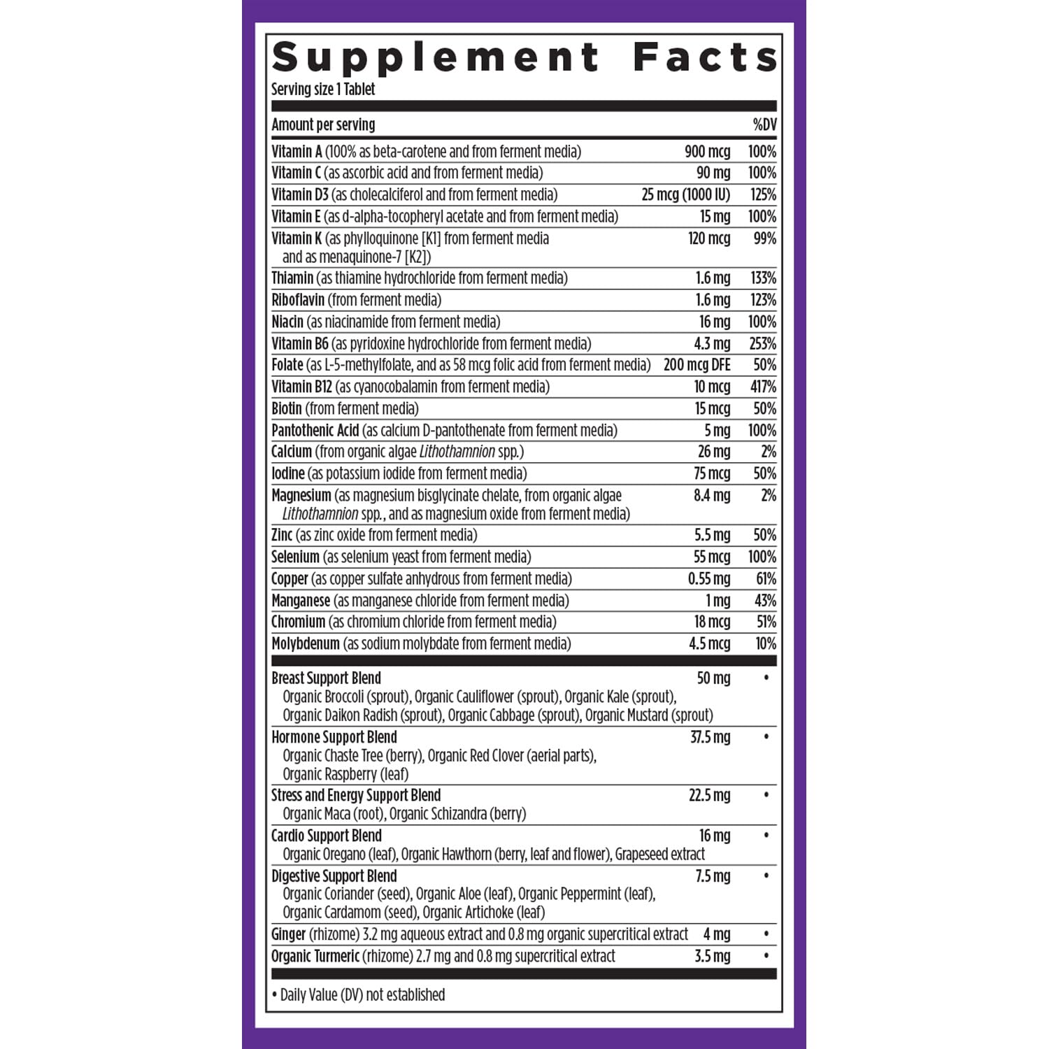 New Chapter Women’s Multivitamin 40+, extra B6 & B12, Biotin for Hair Growth, D3, Vit C, Zinc for Immune & Stress Support, Gentle on an Empty Stomach - PrimeBioHealth - canada supplements
