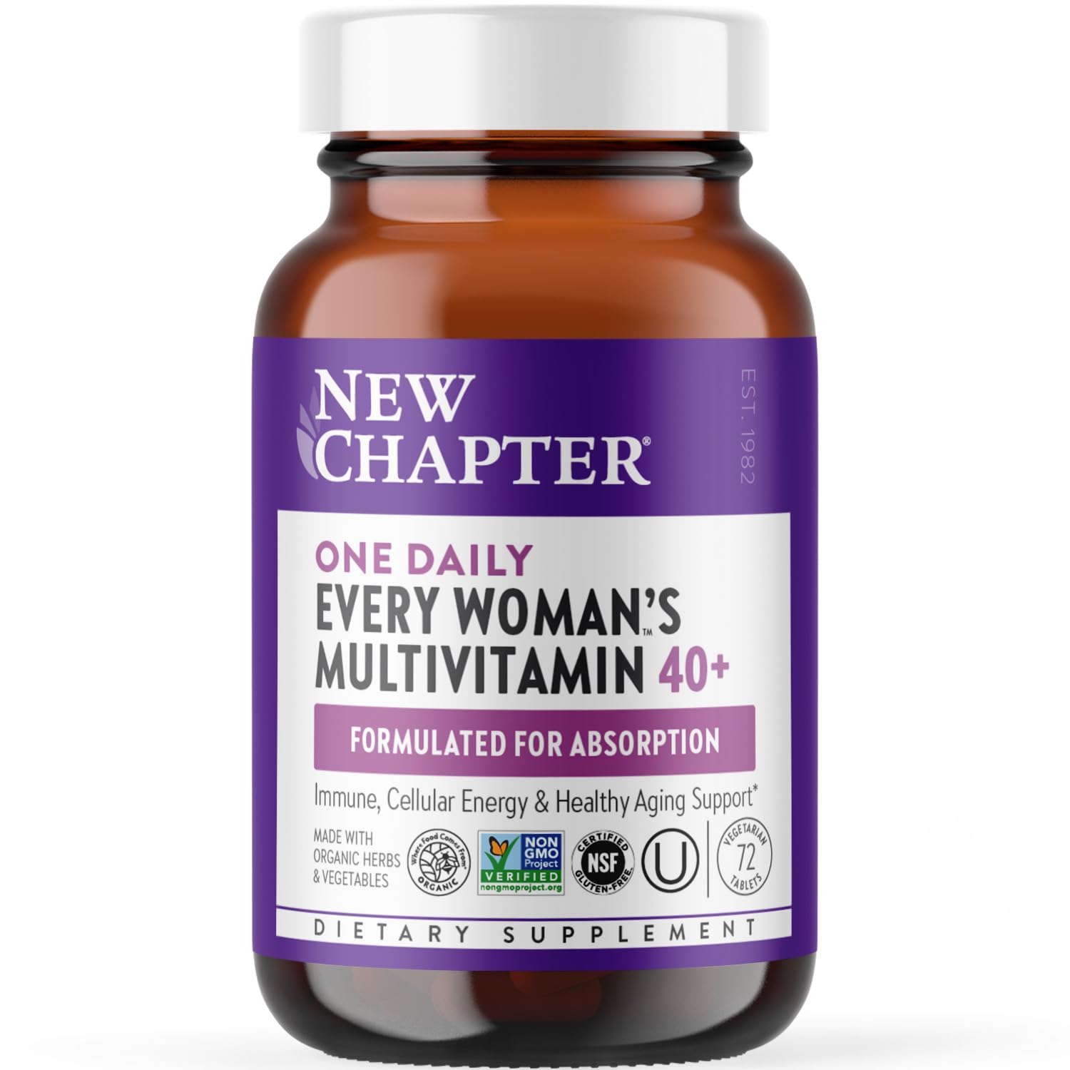 New Chapter Women’s Multivitamin 40+, extra B6 & B12, Biotin for Hair Growth, D3, Vit C, Zinc for Immune & Stress Support, Gentle on an Empty Stomach - PrimeBioHealth - canada supplements