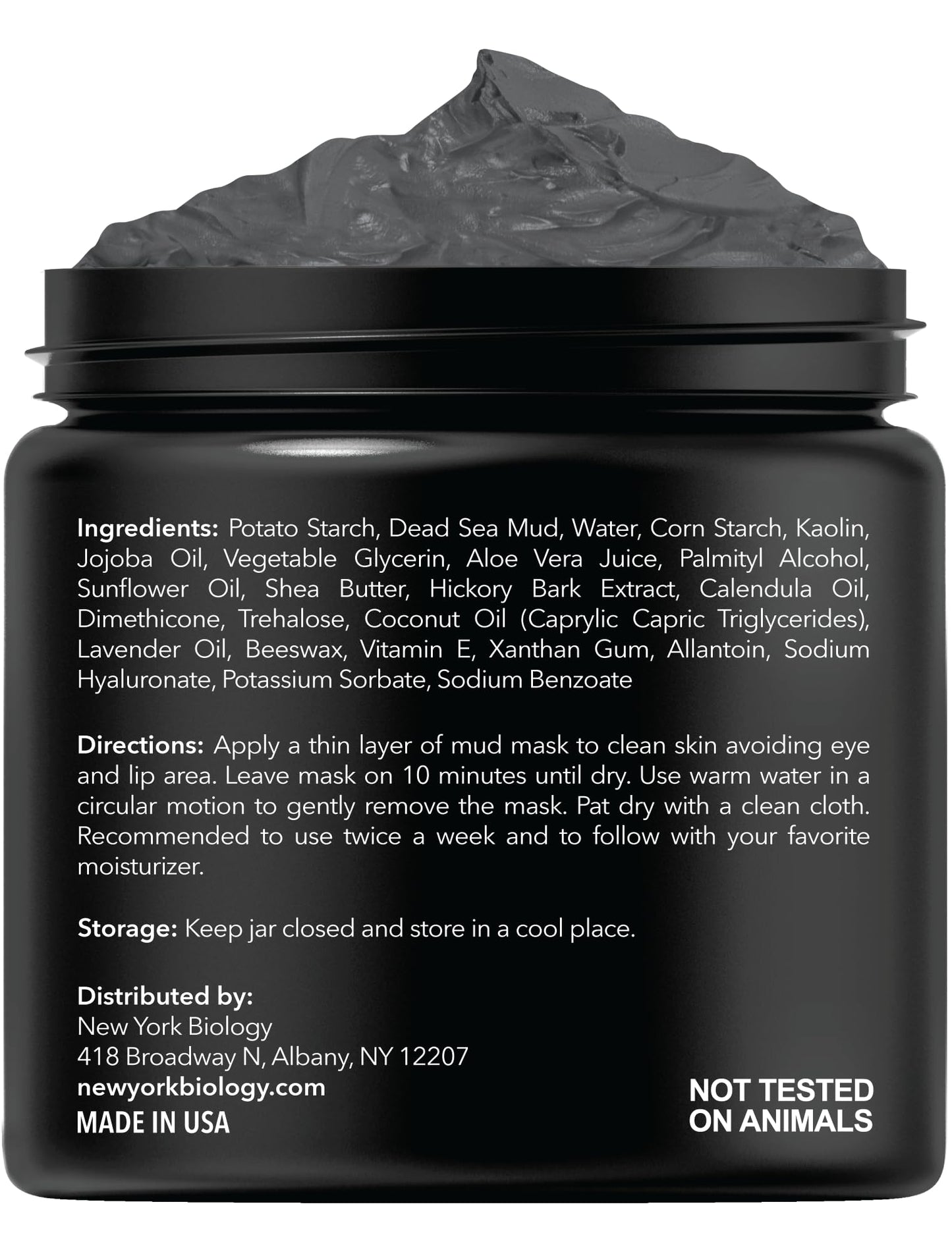 New York Biology Dead Sea Mud Mask for Face and Body | Spa Quality Pore Refiner for Oily Skin | Natural Skincare for Women & Men - PrimeBioHealth - canada supplements
