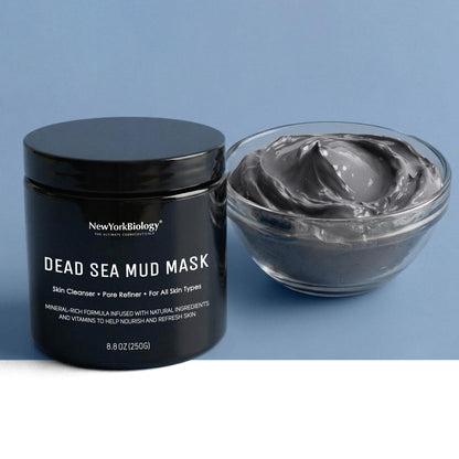 New York Biology Dead Sea Mud Mask for Face and Body | Spa Quality Pore Refiner for Oily Skin | Natural Skincare for Women & Men - PrimeBioHealth - canada supplements