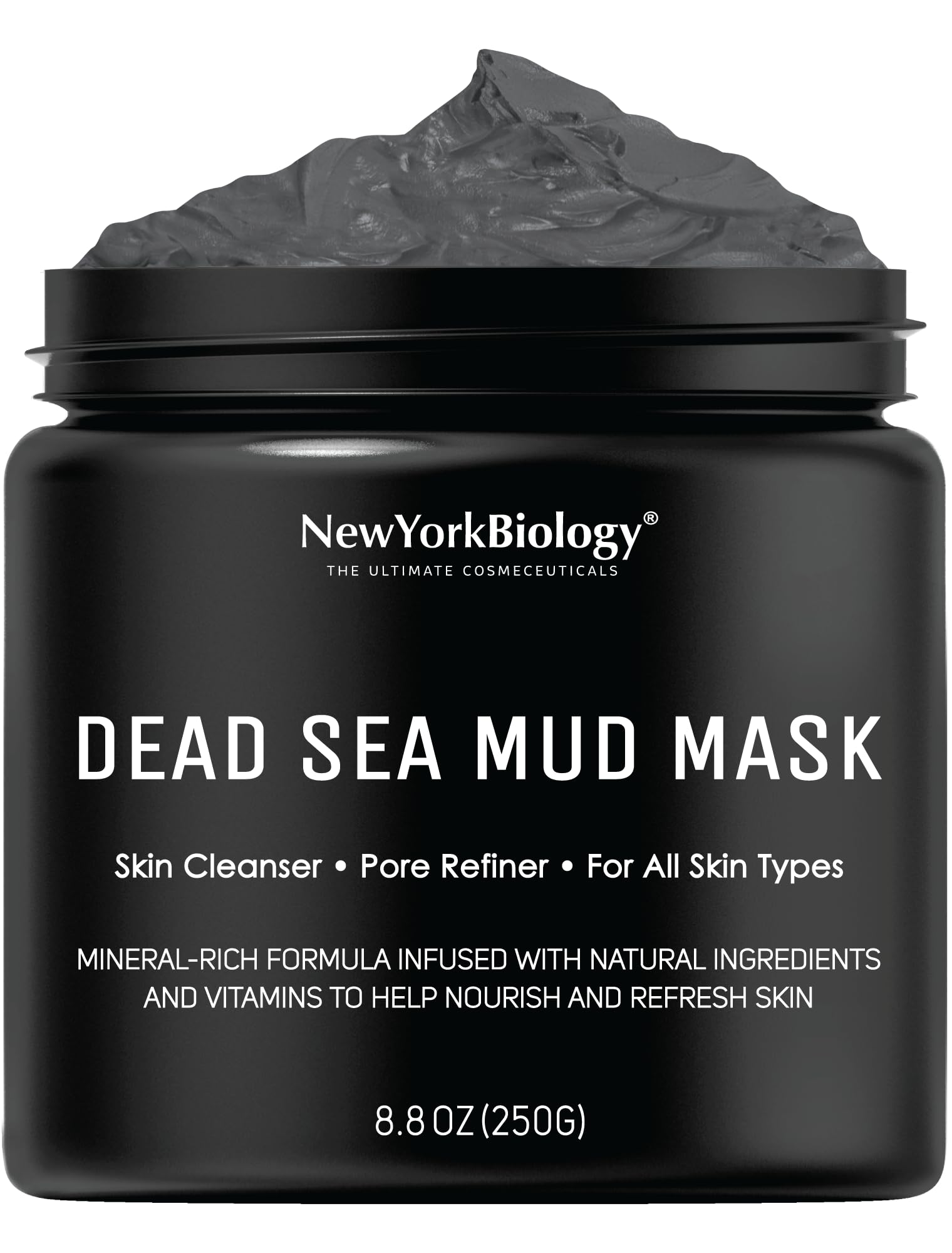 New York Biology Dead Sea Mud Mask for Face and Body | Spa Quality Pore Refiner for Oily Skin | Natural Skincare for Women & Men - PrimeBioHealth - canada supplements
