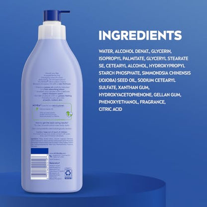 NIVEA Oil Infused Cherry Blossom and Jojoba Oil Body Lotion for Women, Fast-Absorbing and Non-Greasy Cherry Blossom Scented - PrimeBioHealth - canada supplements