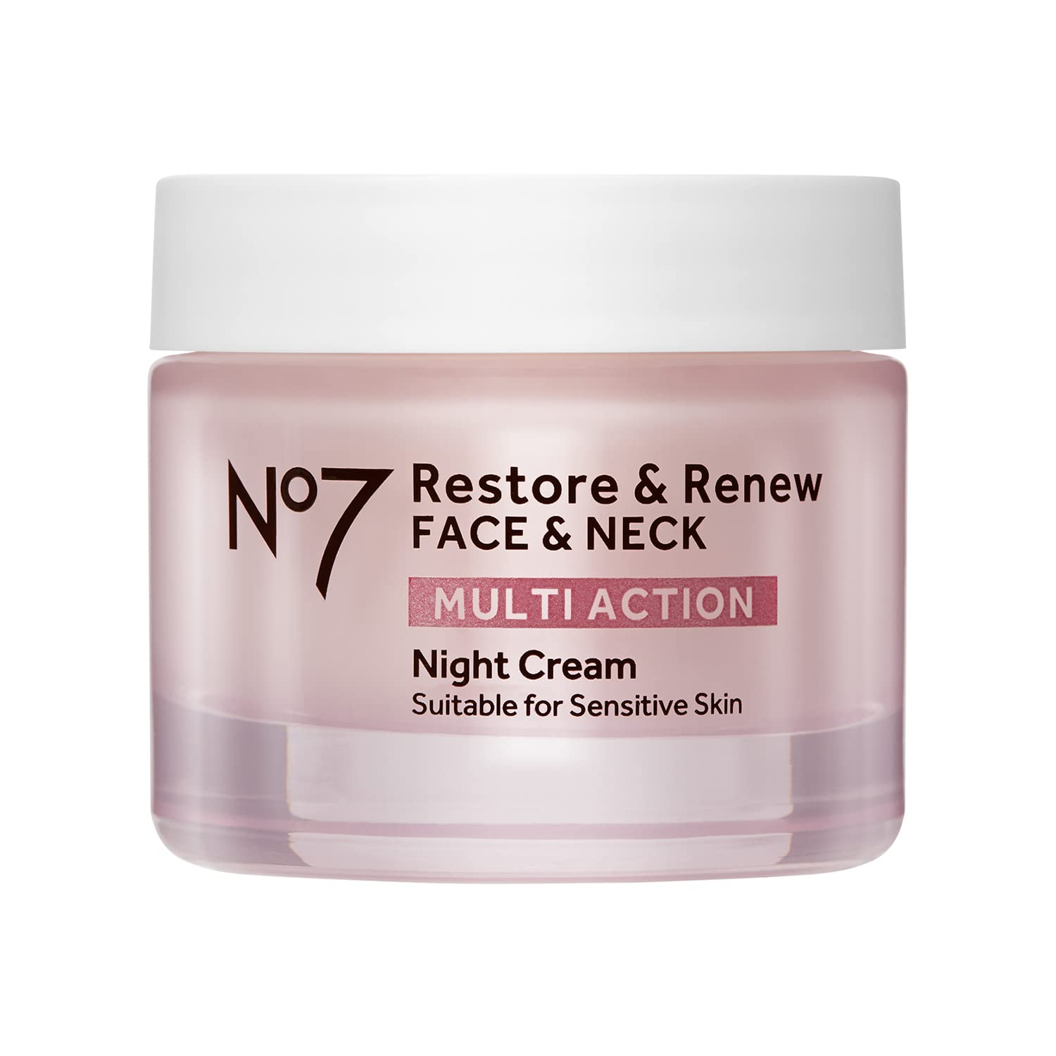 No7 Restore & Renew Multi Action Night Cream for Face & Neck - Nighttime Face Moisturizer with Collagen Peptides - PrimeBioHealth - canada supplements