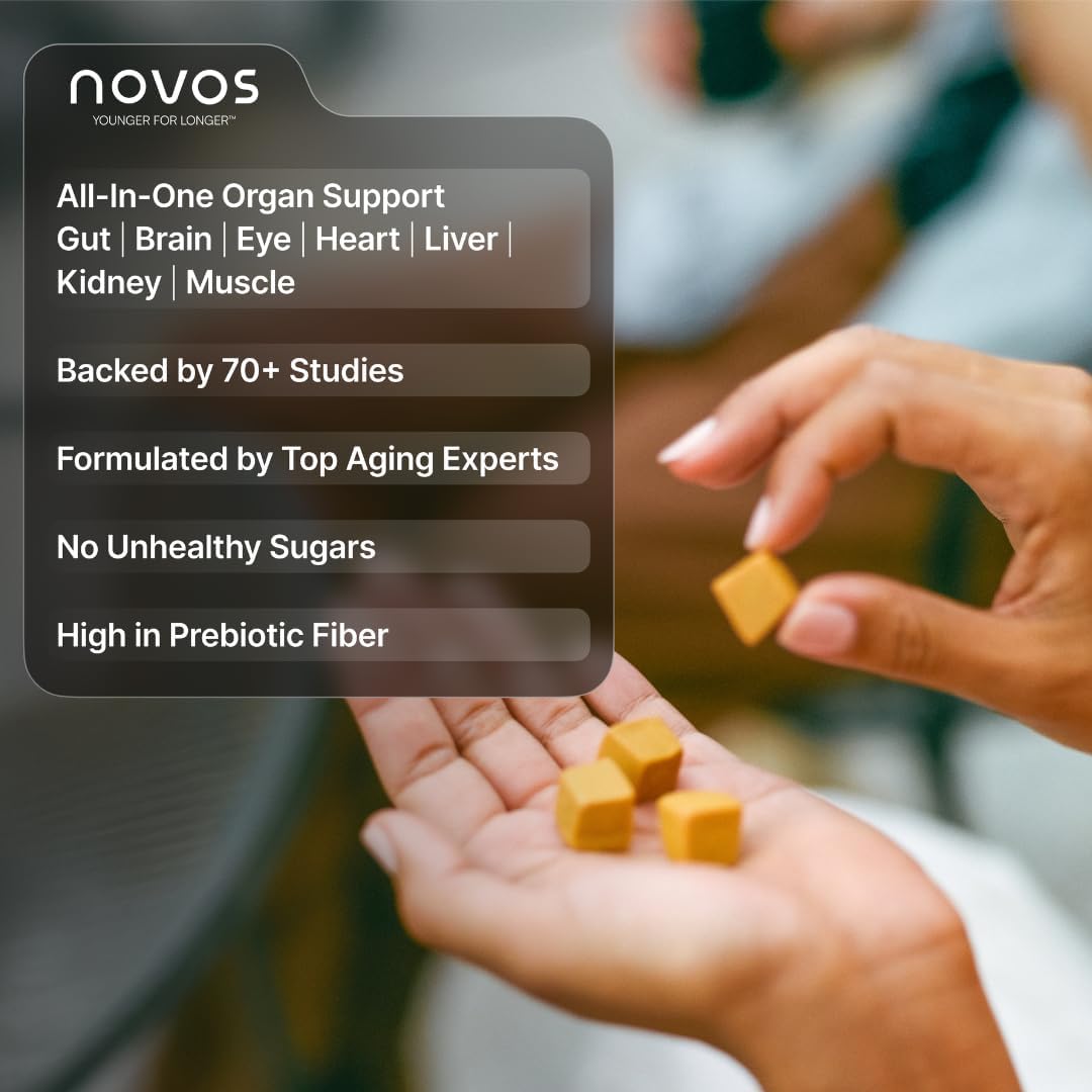 Novos Boost + Vital Cellular Vitality Stack – NMN Capsules & Nutritional Chews for Cellular Energy, Brain, Heart & Gut Support | Longevity Supplement Duo - PrimeBioHealth - canada supplements