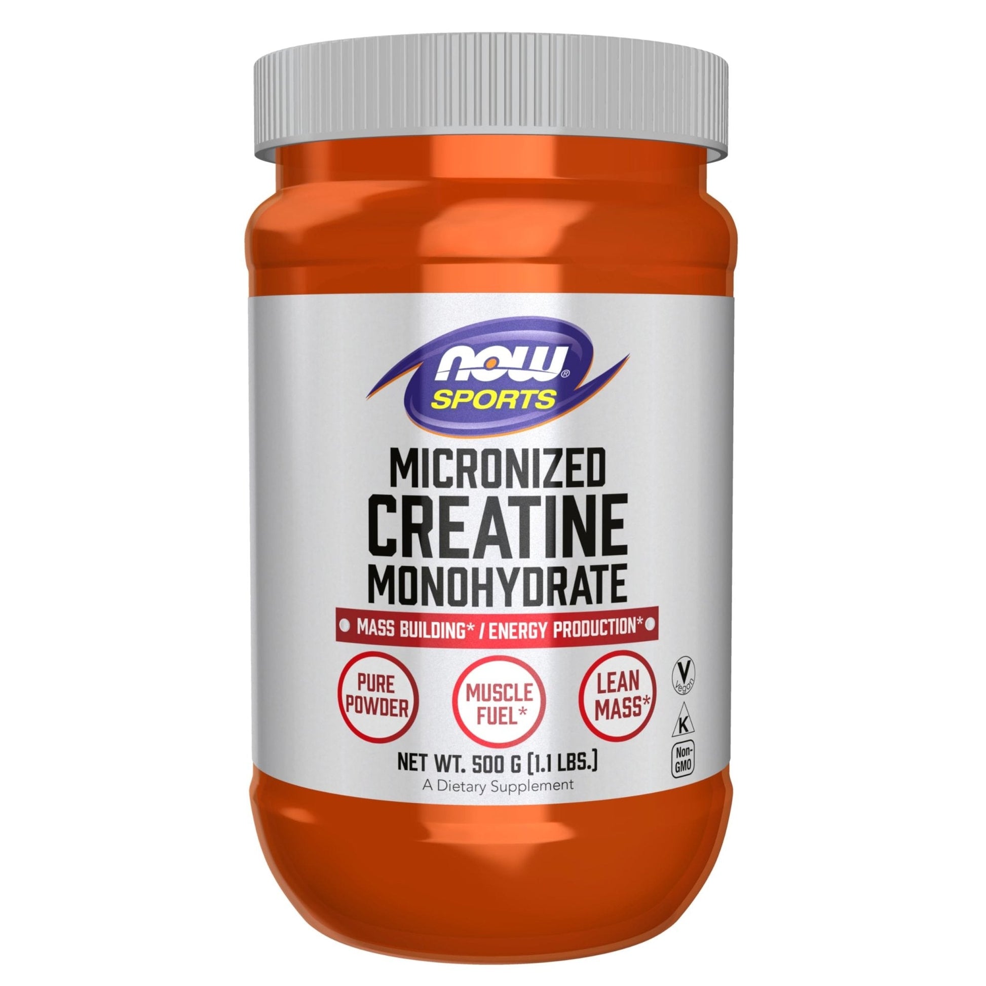 NOW Foods Sports Nutrition, Micronized Creatine Powder 500 g, Mass Building*/Energy Production*, 1.1-Pound - PrimeBioHealth - canada supplements