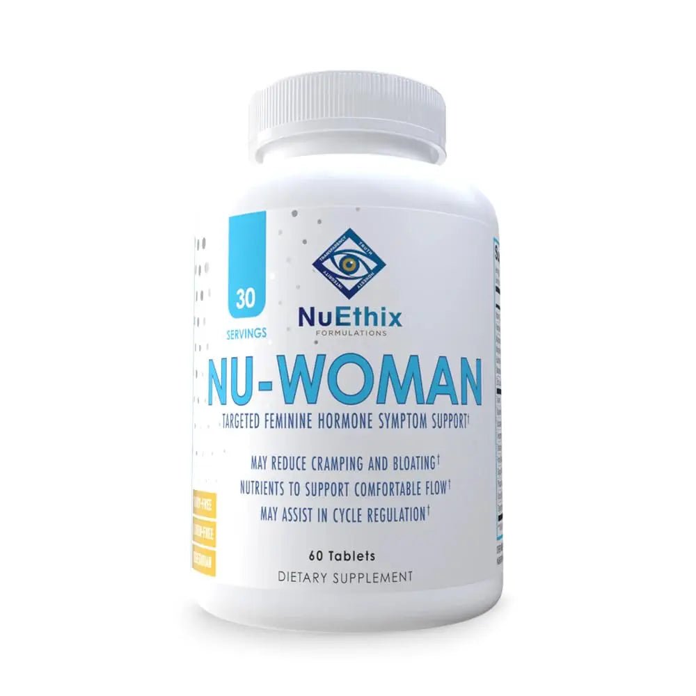 NuEthix Formulations Nu-Woman - Targeted Feminine Hormone System Support - Nutrients to Support Your Body Healing and Working The Way its Supposed to Work - 60 Tablets - PrimeBioHealth - canada supplements