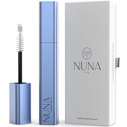 NUNA Eyelash Growth Support Serum 6ml – Eye Lash and Eyebrow Enhancing Serum for Women & Men with Biotin - Korean Multi Peptide & Natural Extracts - PrimeBioHealth - canada supplements