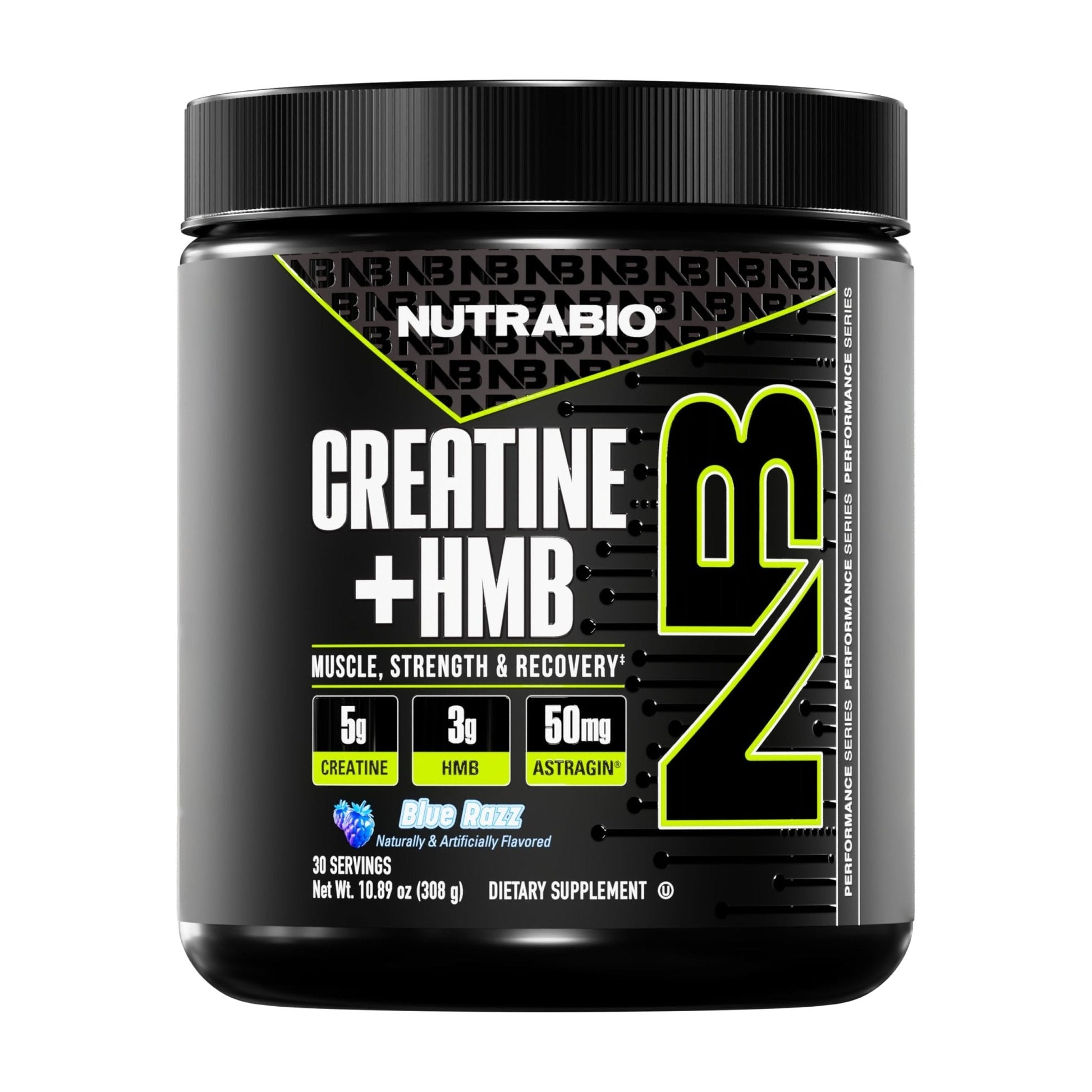NutraBio Creatine + HMB- Creatine Monohydrate with HMB Powder for Muscle Growth, Increased Strength- 30 Servings (Unflavored) - PrimeBioHealth - canada supplements