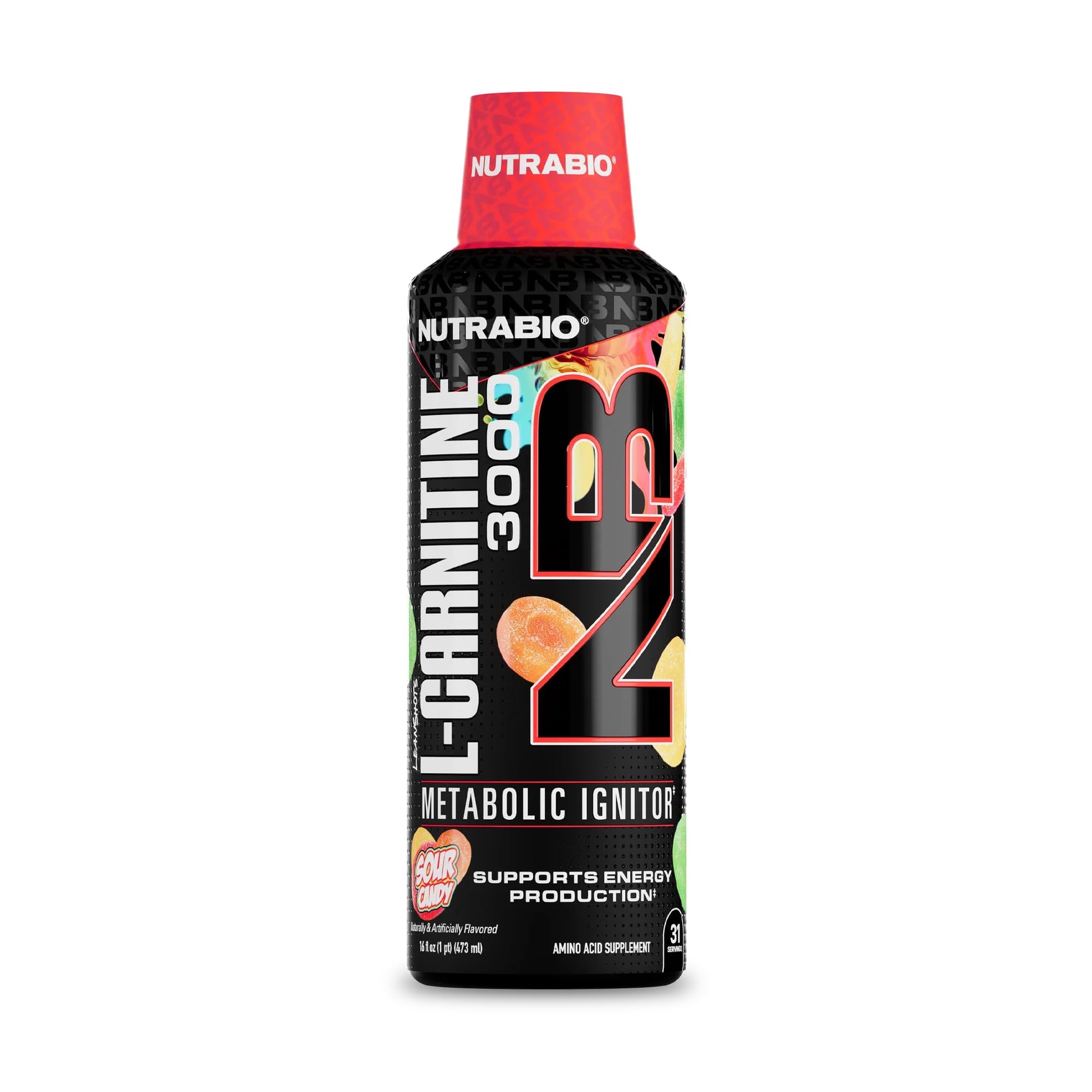 NutraBio – L-Carnitine Liquid Shots – 3000mg, (Green Apple) – 10mg of Vitamin B-5 – Zero Carbs & Sugars – Energy Production – Muscle Recovery - PrimeBioHealth - canada supplements