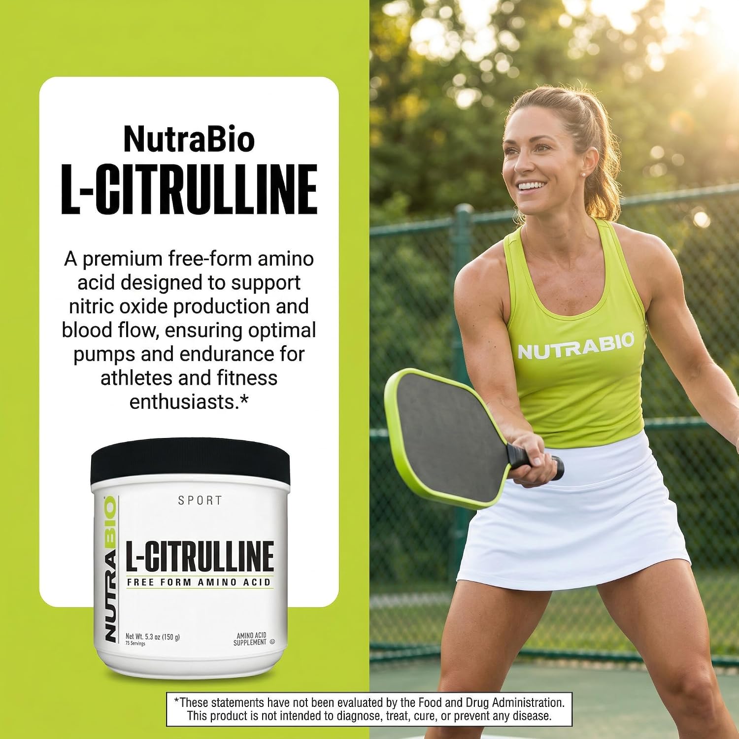 NutraBio L-Citrulline, Free Form Amino Acid, 5.3 oz (150 g) - PrimeBioHealth - canada supplements