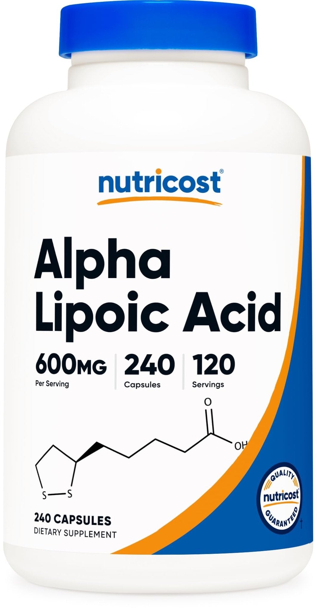 Nutricost Alpha Lipoic Acid 600mg Per Serving, 240 Capsules - Gluten Free, Vegetarian Capsules, Soy Free & Non-GMO - PrimeBioHealth - canada supplements