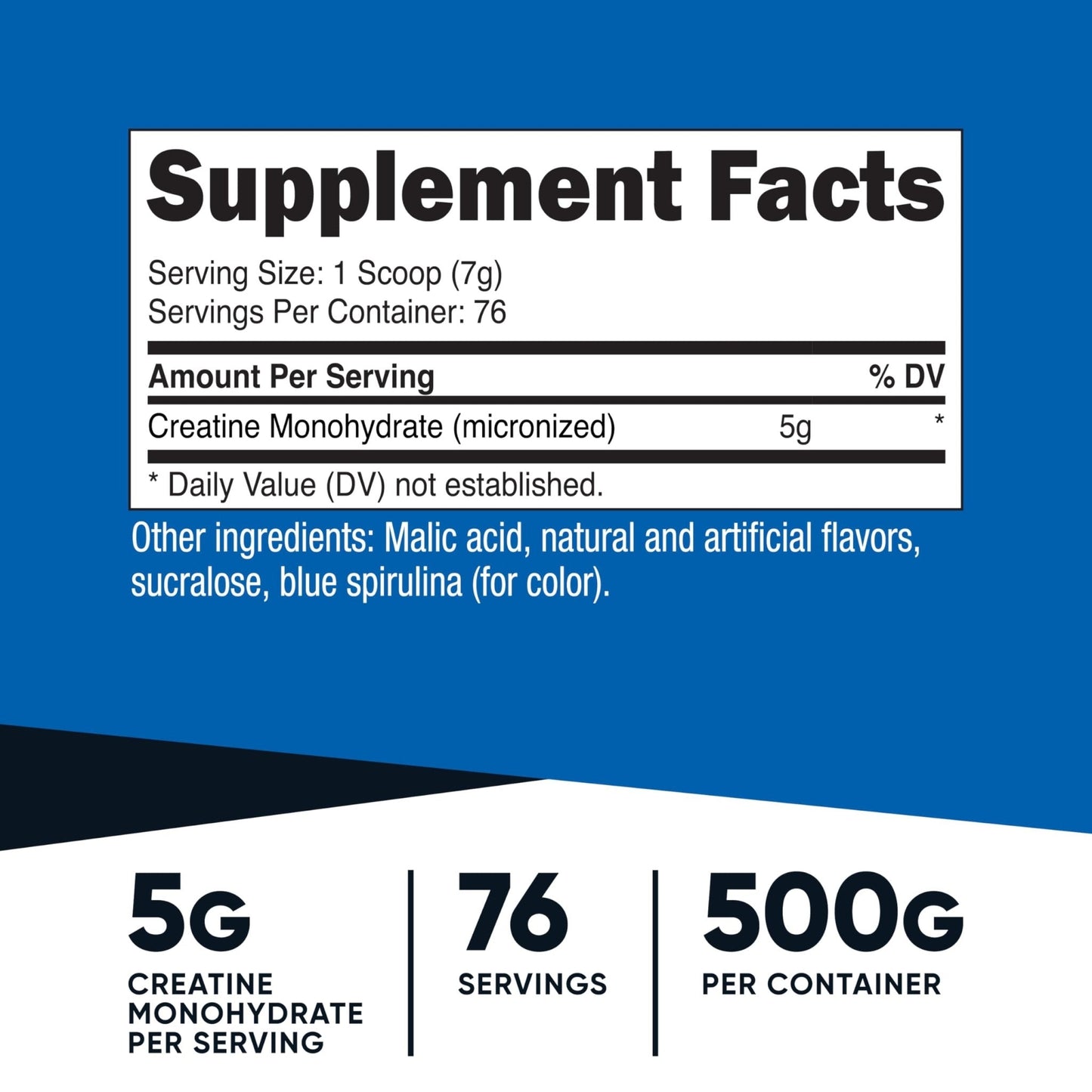 Nutricost Creatine Monohydrate Micronized Powder 500G, 5000mg Per Serv (5g) - 100 Servings, 17.9 Oz - PrimeBioHealth - canada supplements
