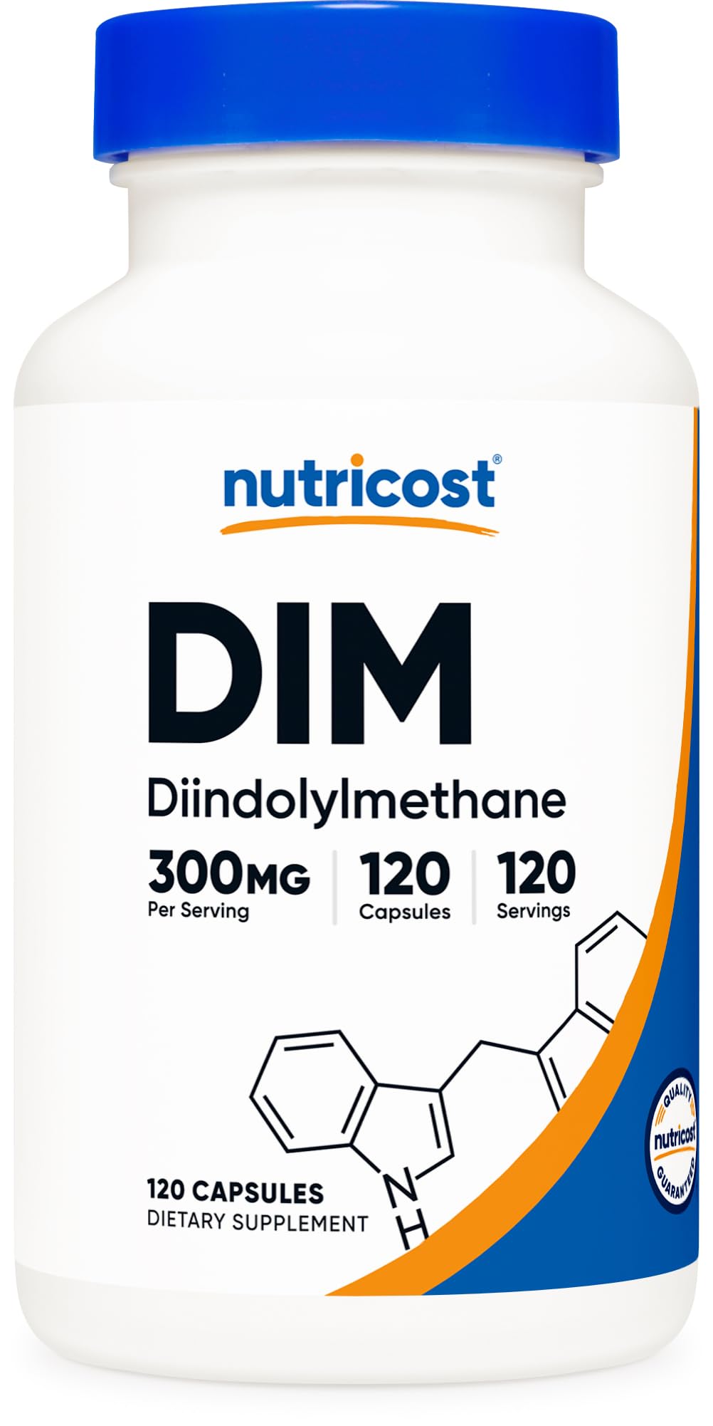 Nutricost DIM (Diindolylmethane) Plus BioPerine 300mg, 120 Vegetarian Capsules - Up to 4 Month Supply, Max Strength DIM Supplement - PrimeBioHealth - canada supplements