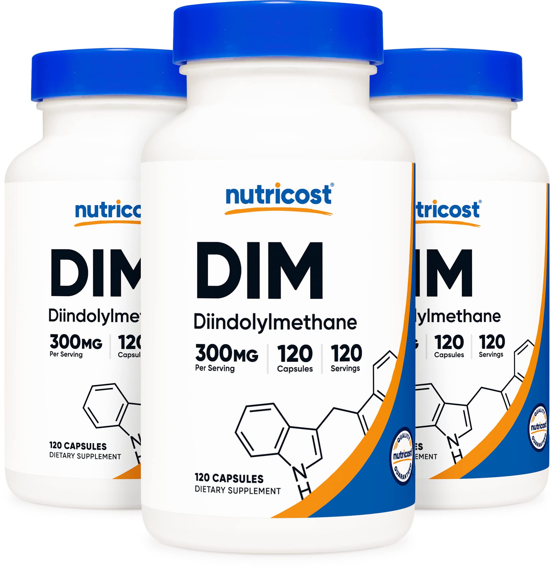 Nutricost DIM (Diindolylmethane) Plus BioPerine 300mg, 120 Vegetarian Capsules - Up to 4 Month Supply, Max Strength DIM Supplement - PrimeBioHealth - canada supplements