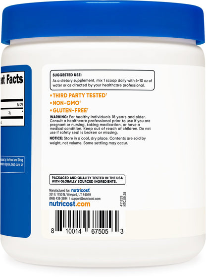 Nutricost L-Citrulline Malate (2:1) Powder (300 Grams) - PrimeBioHealth - canada supplements