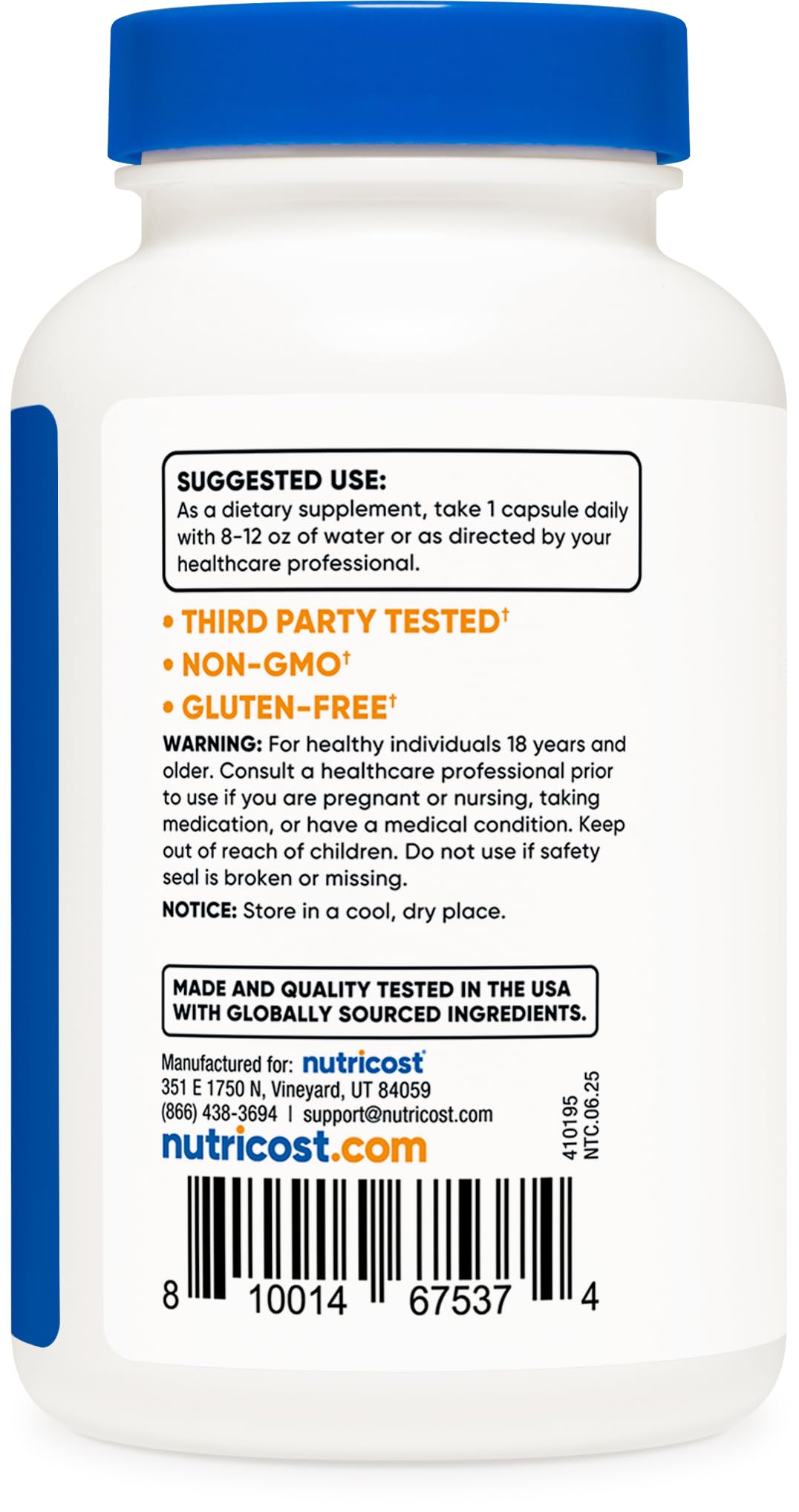 Nutricost Milk Thistle Extract 240 Capsules for 240 Servings Per Bottle - Vegan, GMO Free and Gluten Free - PrimeBioHealth - canada supplements