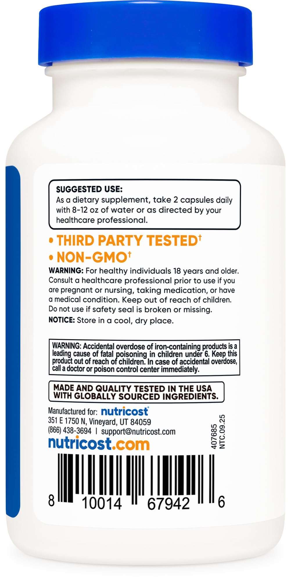Nutricost Multivitamin with Probiotics 120 Vegetarian Capsules - Packed with Vitamins & Minerals - PrimeBioHealth - canada supplements