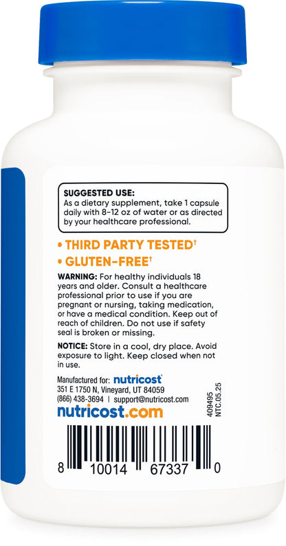 Nutricost Nattokinase 2,000FU, 120 Capsules - Gluten Free, Non-GMO, Vegetarian Friendly - PrimeBioHealth - canada supplements