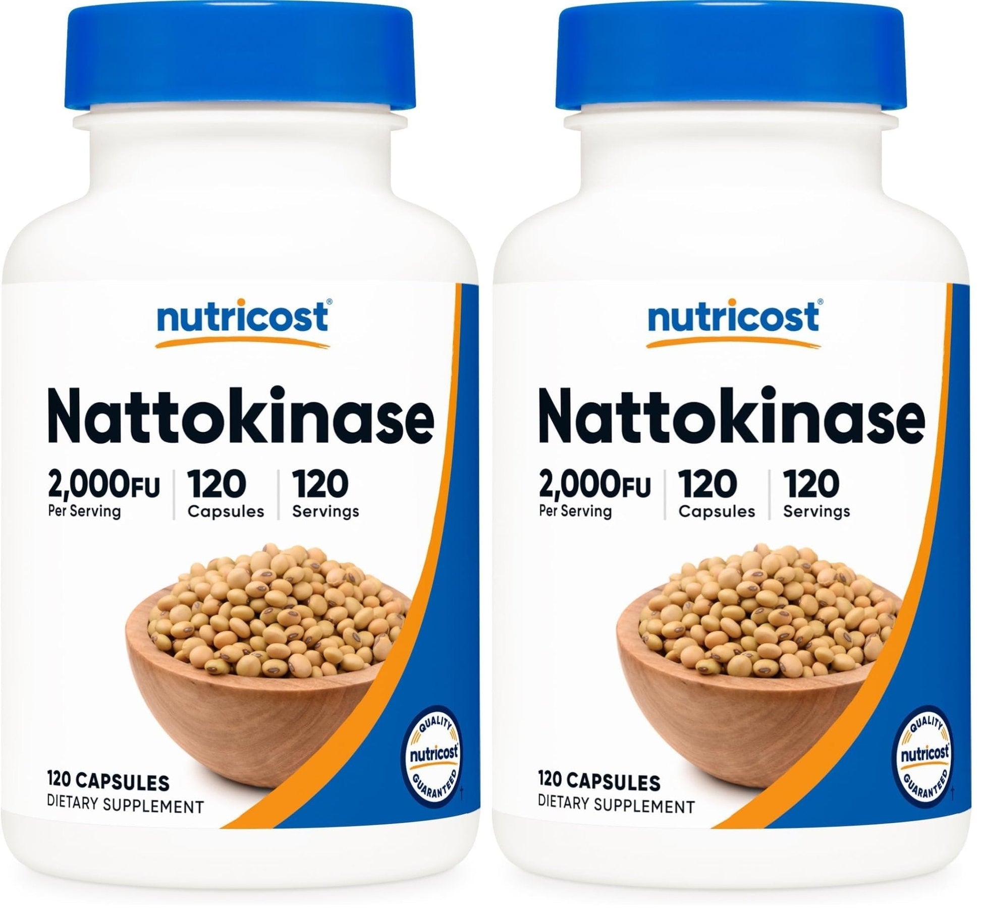 Nutricost Nattokinase 2,000FU, 120 Capsules - Gluten Free, Non-GMO, Vegetarian Friendly - PrimeBioHealth - canada supplements