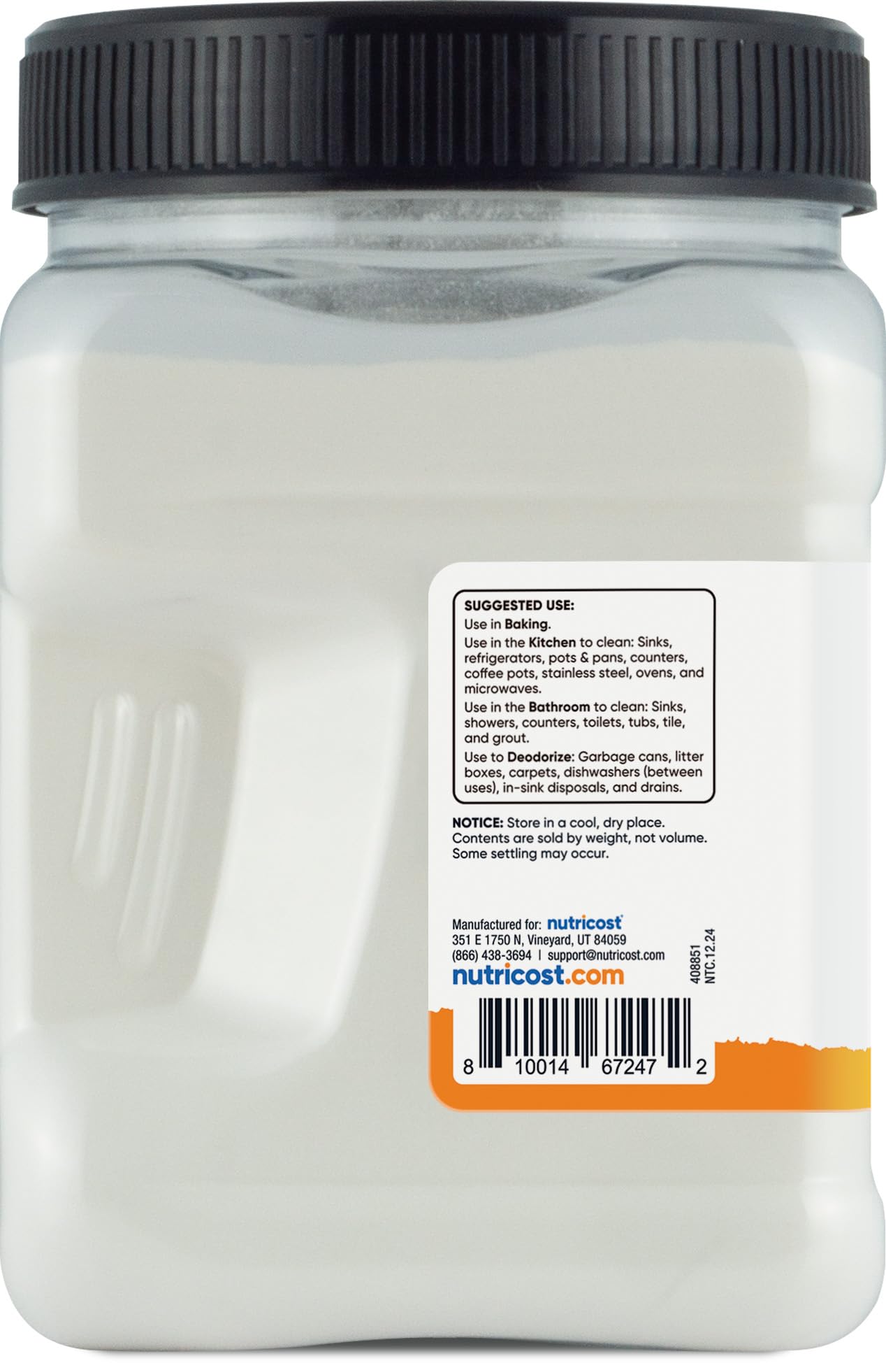Nutricost Pantry Baking Soda (2 LBS) - For Baking, Cleaning & Deodorizing - PrimeBioHealth - canada supplements
