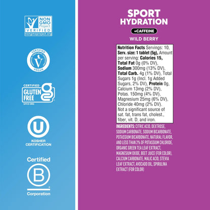 Nuun, Electrolyte Drink Tabs Energy Wild Berry, 8 Count, 1.9 Ounce - PrimeBioHealth - canada supplements