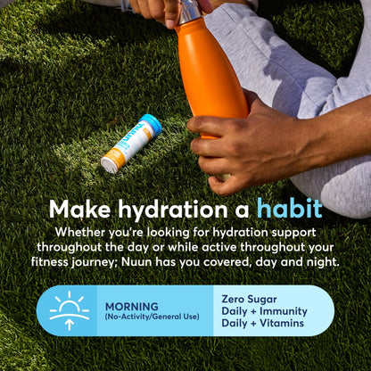 Nuun Zero Sugar Hydration Electrolyte Tablets - Magnesium, Calcium, Potassium, Chloride & Sodium, Light & Delicious Fruit Flavors, No Sugar, Gluten Free, Vegan - PrimeBioHealth - canada supplements