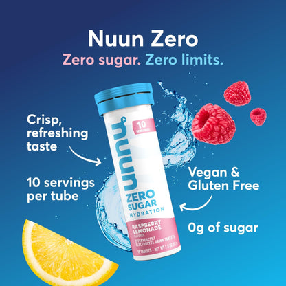 Nuun Zero Sugar Hydration Electrolyte Tablets - Sodium, Potassium, Chloride, Calcium, Magnesium, Light & Delicious Fruit Flavors, No Sugar, Gluten Free, Vegan, - PrimeBioHealth - canada supplements