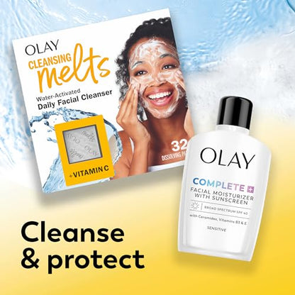 Olay Complete+ Face Moisturizer with Sunscreen SPF 40, For Sensitive Skin, Broad Spectrum Sun Protection, Fragrence-Free - PrimeBioHealth - canada supplements