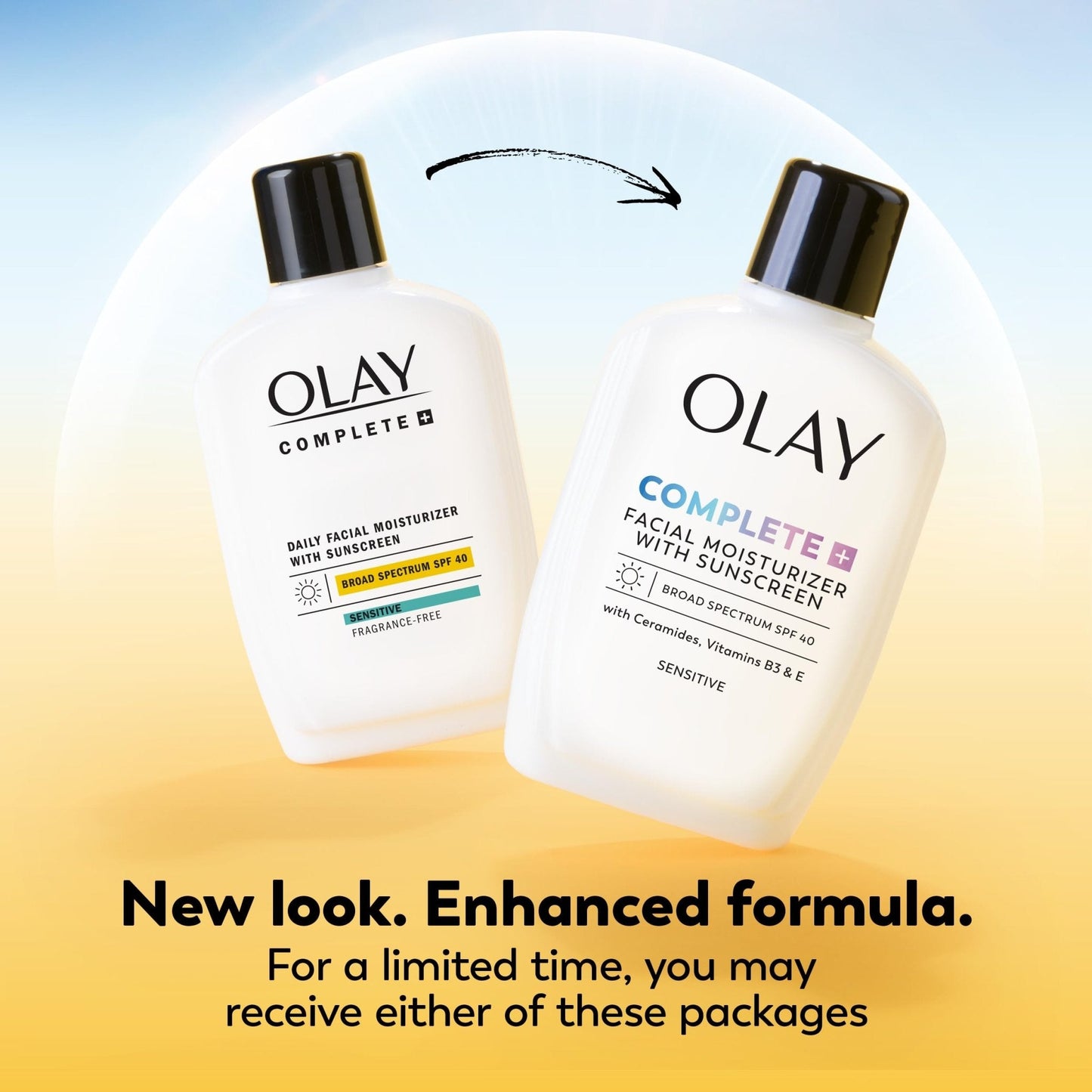 Olay Complete+ Face Moisturizer with Sunscreen SPF 40, For Sensitive Skin, Broad Spectrum Sun Protection, Fragrence-Free - PrimeBioHealth - canada supplements
