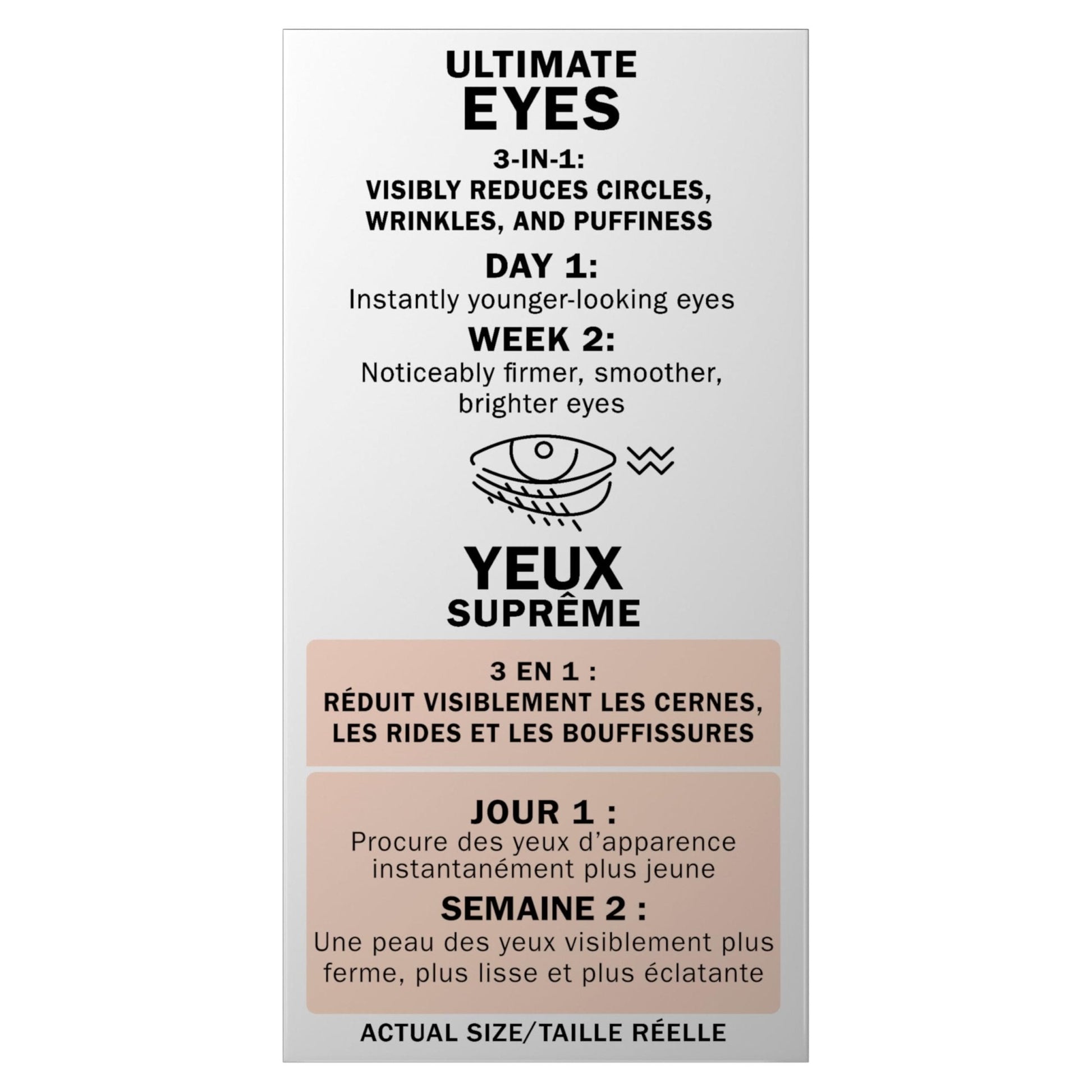 Olay Eyes Ultimate Eye Cream for Dark Circles, Wrinkles and Puffiness, 13 ml (0.4 fl. oz.) - PrimeBioHealth - canada supplements