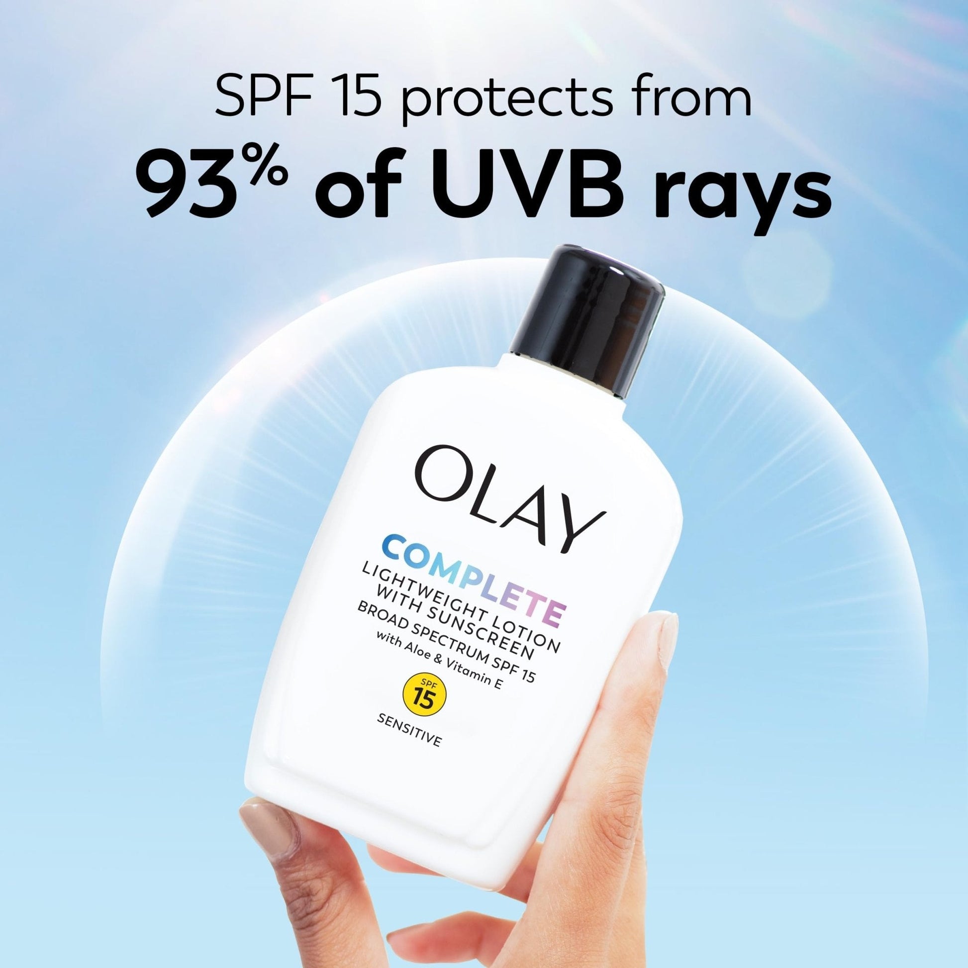 Olay Face Moisturizer, Complete All Day Moisturizer With Sunscreen Broad Spectrum SPF 15 - Sensitive, 4 fl. Oz, 1 unit - PrimeBioHealth - canada supplements